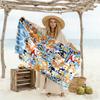 Bluey Beach Towel Super Soft Microfiber Quickdry Fabric Comfortable Lightweight Portable for Swimming,Beach,Camping, Travel, Beach Accessories,Gym