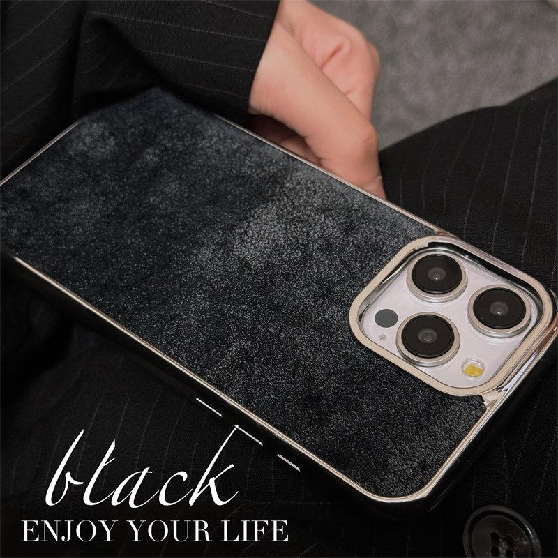 Роскошный винтажный высококачественный чехол для телефона с рисунком из старого меха для iPhone 15 Pro Max 14 13 12 Pro, универсальный защитный чехол от падения