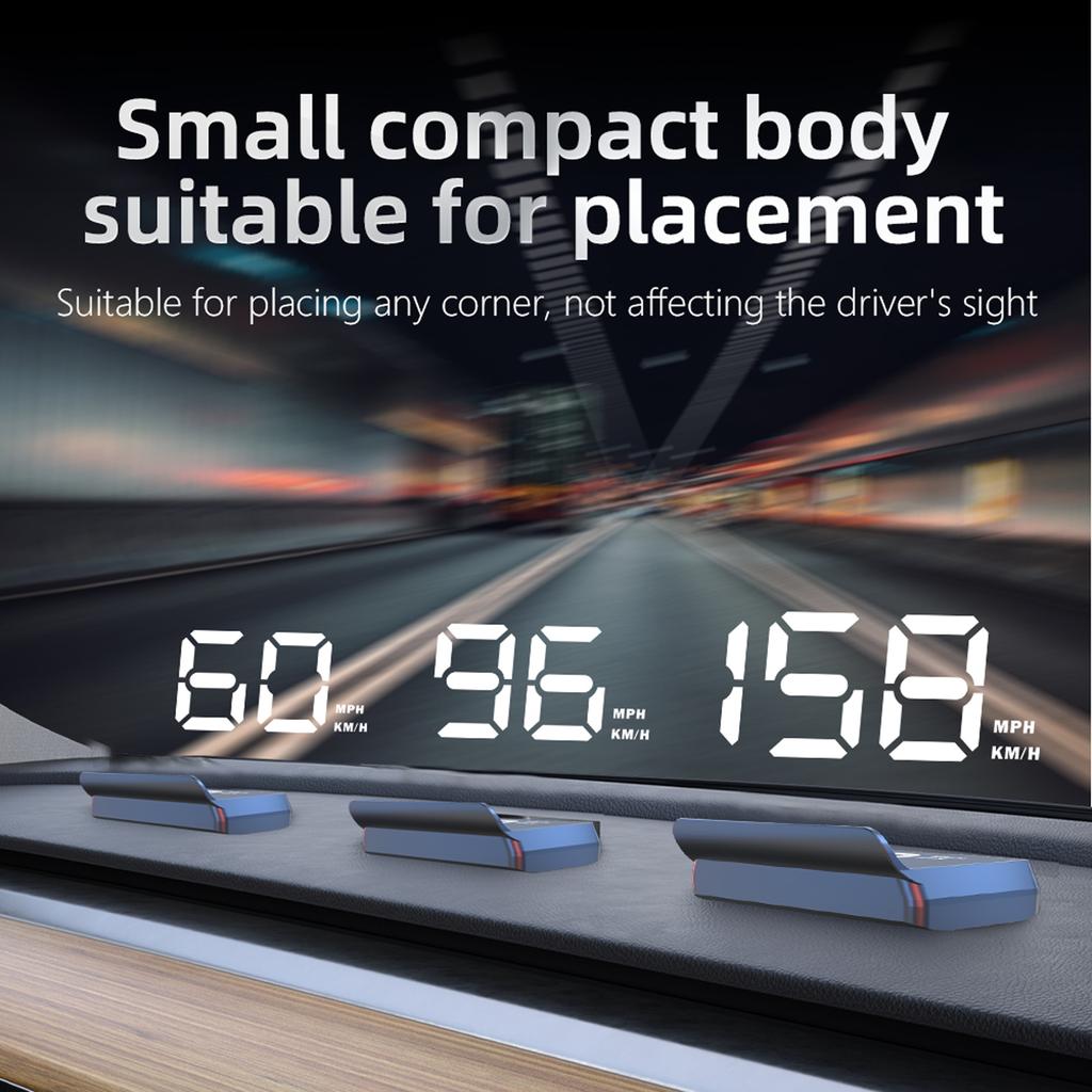 Head Up Display GPS Digital Speedometer Speed Meter for All Car Truck Plug and Play Auto Part