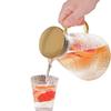 TLAKEHO Heat-Resistant Hammered Glass Pitcher Set (2-Pack)