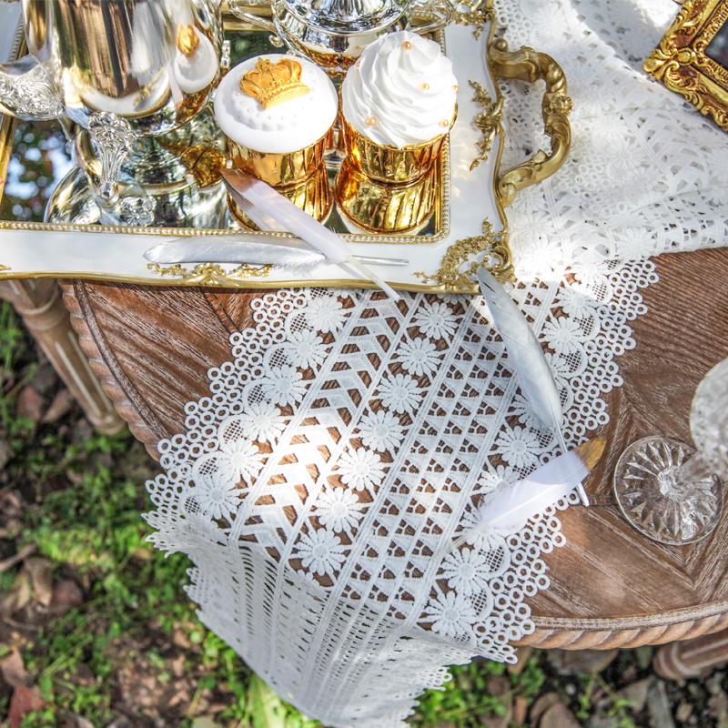 Бежевая кружевная дорожка для стола с кисточками из хлопка, декор для свадьбы, ажурная скатерть в скандинавском стиле, покрывало для стола, кофейные дорожки для кровати