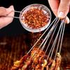 Stainless Steel Flour Sieve Fine Mesh Strainer Baking Flour Sifter With Handle Handheld Coffee Powder Mesh Sieve Baking Tools