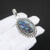 Abalone Shell Gemstone Handmade 925 Sterling Silver Pendant Designer Jewelry Pendant Natural Abalone Shell Pendant Jewelry For Gifts