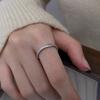 Korean Version Index Finger Ring Greek Muse Twist Plain Ring Ring Opening Adjustable Versatile Simple