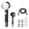 KUSIKIKA Микро Нано Пузырьковый Душ Высокий напор 3 Ручных Насадки Вода Вода Вода Очистка Пор Кожи и Волос Совместим с и Т-образными адаптерами Головка,