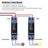 KWS-303 40A Tuya Интеллектуальный WIFI Умный Переключатель Светодиодный Счетчик энергии КВтч Кривая напряжения Амперметр Умная жизнь Приложение