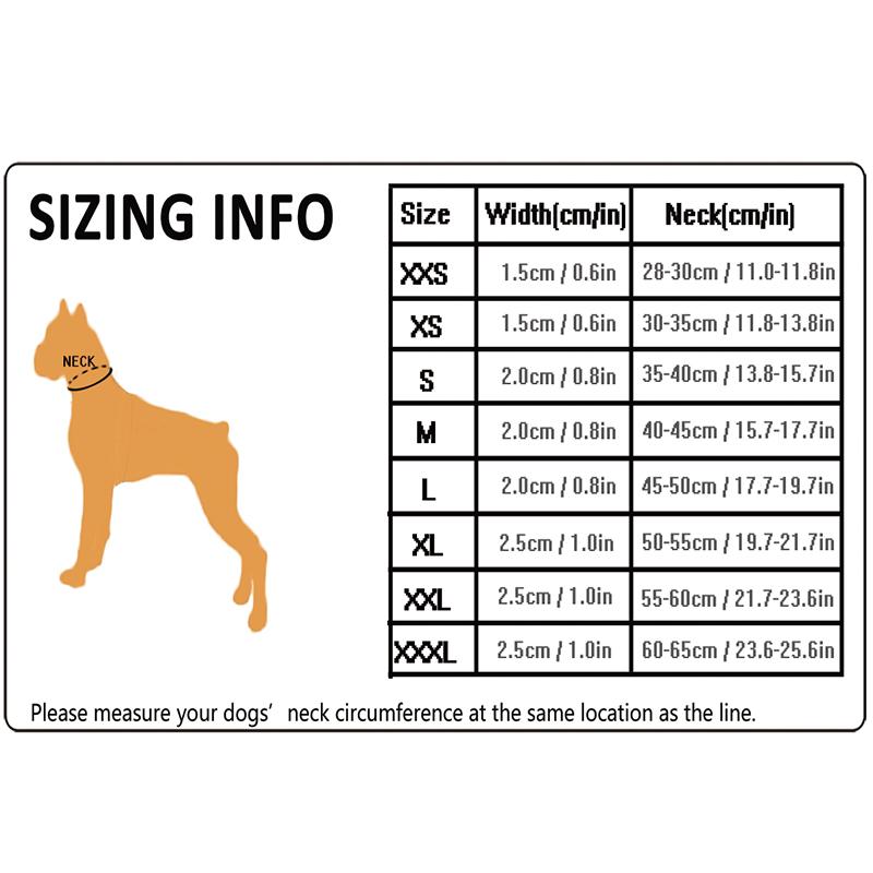 Truelove Выгулочный ошейник для собак Комфортный с мягкой подкладкой с пряжкой Нейлоновый дорожный ошейник Тактические товары для собак 11 цветов Размер XXS-XXXL