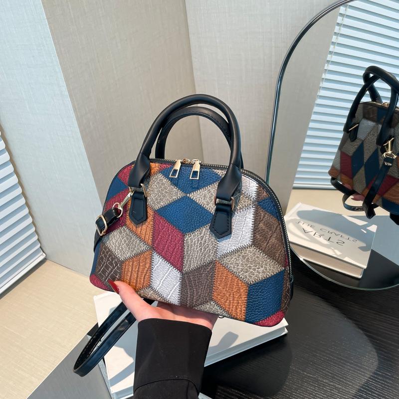 Высококачественные мягкие женские сумки-тоуты из искусственной кожи большой емкости, модные контрастные цветные сумки через плечо, роскошные женские сумки