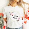 EVJF Future Bride Tshirt French Bridal Wedding Team Bride Tops Unisex Bachelorette Hen Party Tshirt Floral Bridesmaid Tees