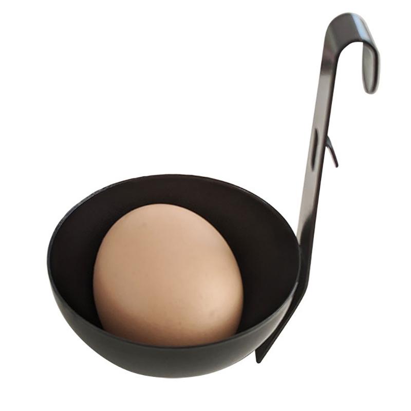 Nonstick Egg Molds Easy Use Poached Boiling Eggs Maker Spoon Boiled Holder Egg Steamer Rack Egg Cooker