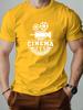 Unisexs Retro Movie Projector Pattern Tshirt Retro Movie Projector Short Sleeve Round Neck Summer Casual Tshirt