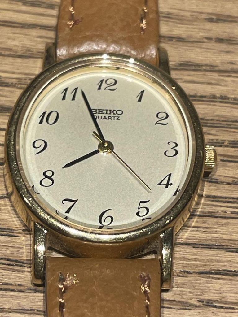 [USED] Seiko Quartz Women's Watch, Gold, Trial Wear Only