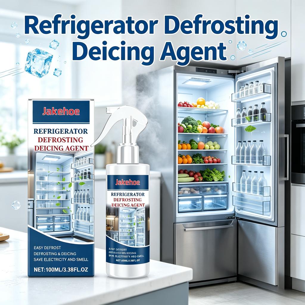 Fast Acting Refrigerator Defrost Deicing Spray Anti-Frost Ice Melting Freeze Fridge Home Appliance Clean Deodorize Defrost Spray