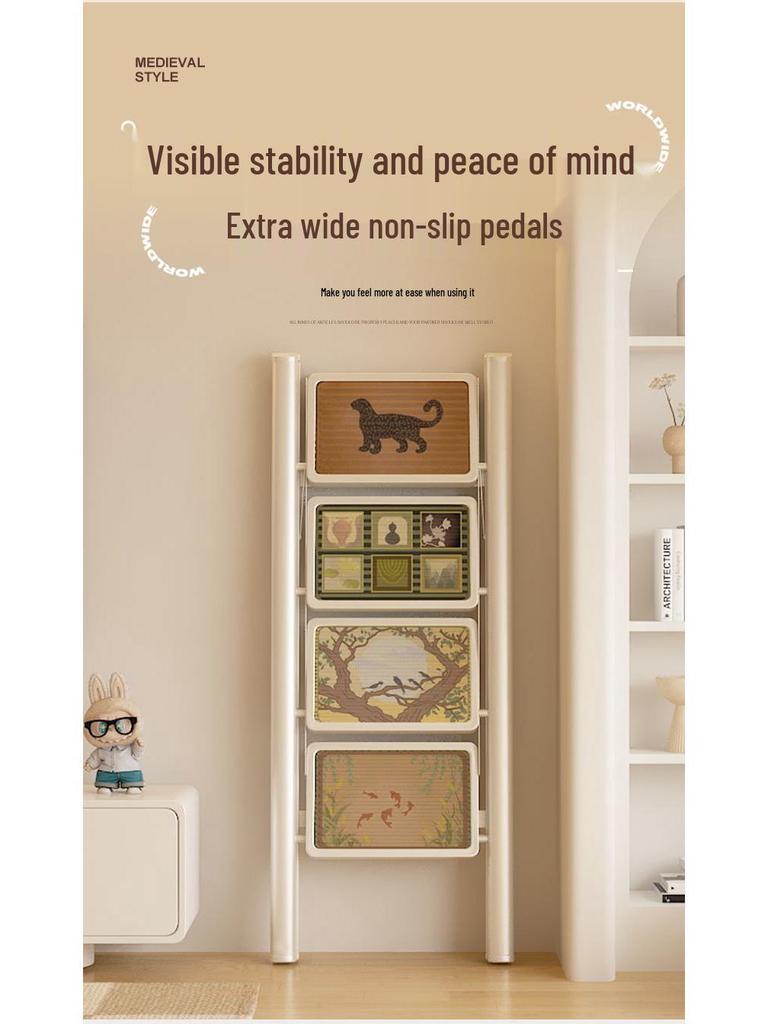 Meishida Портативная телескопическая стремянка А-образной формы в китайском стиле для использования в помещении