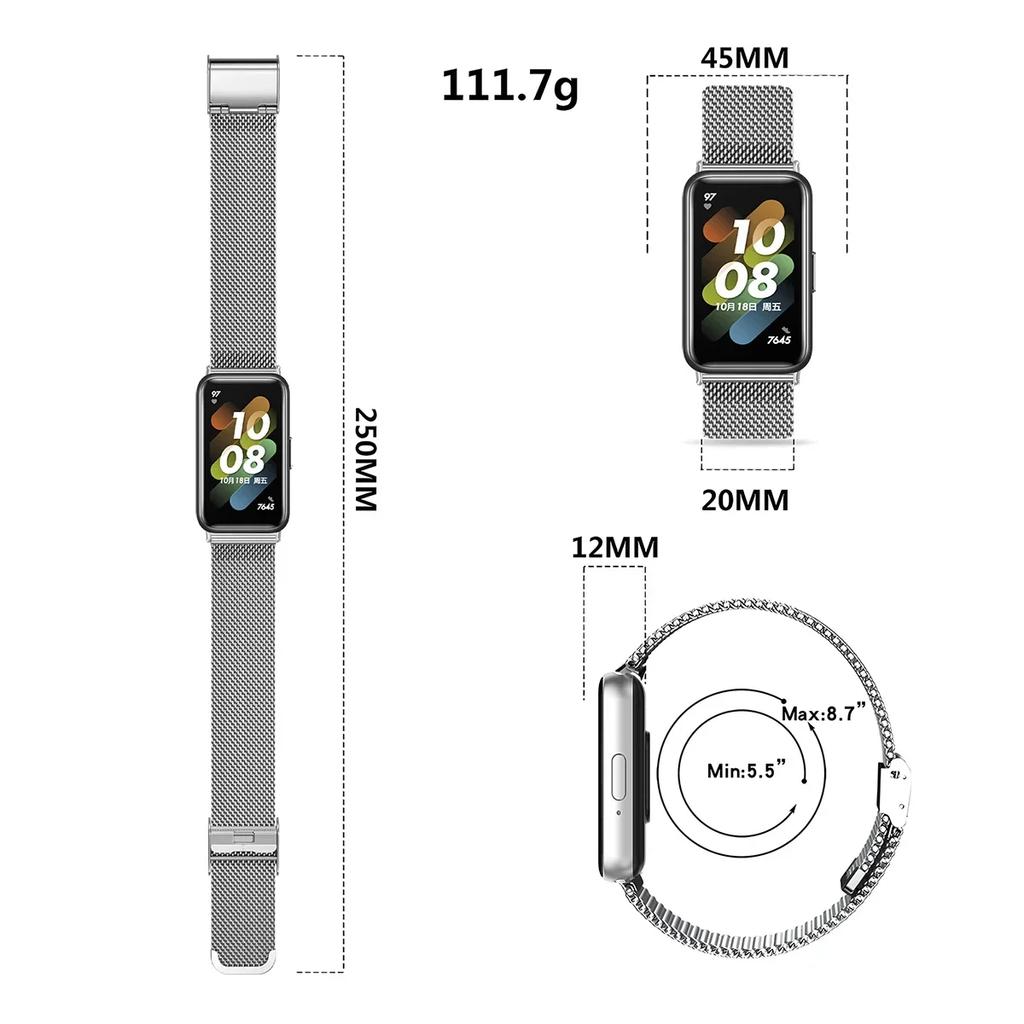 Металлический ремешок-петля из нержавеющей стали для умных часов Samsung Galaxy Fit 3 Браслет Correa для ремешка часов Samsung Galaxy Fit 3