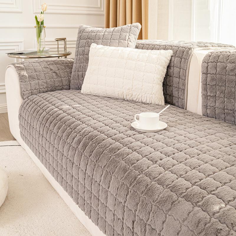Sofa Cushion Four Seasons Universal Simple Modern Non-Slip Cushion Universal Light Luxury Non-Slip Cushion Sofa Cover