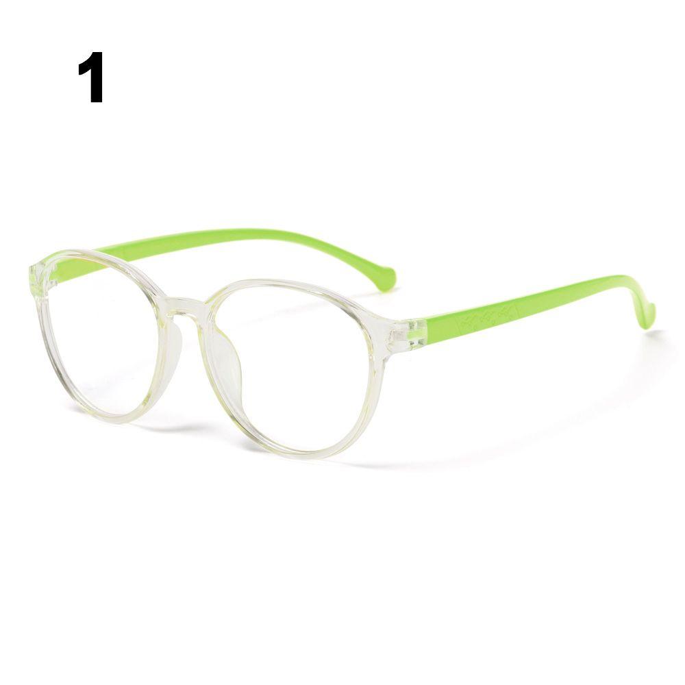 Online Classes Glasses Protection Round Eyeglasses Ultra Light Frame Kids Glasses Anti-blue Light