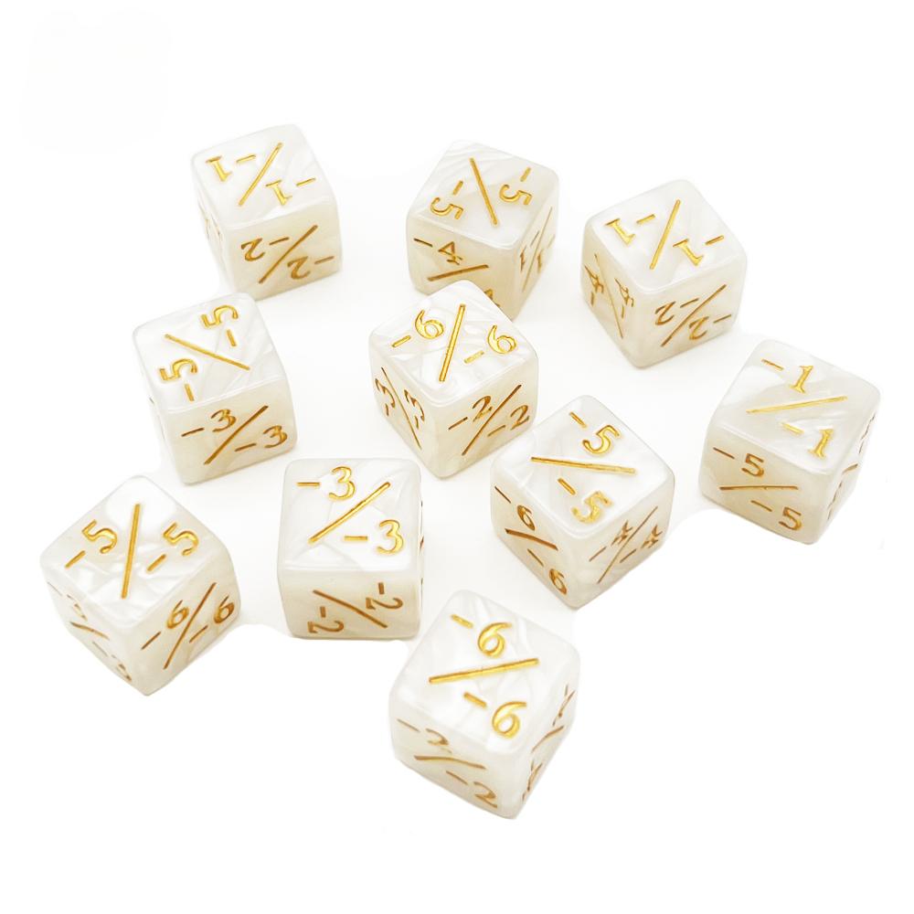 Игральные кости D6, игральные кости-счетчики, высококачественные игральные кости D6, однотонные разноцветные, мраморный эффект для математической игры, карточные игровые аксессуары