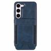 SUTENI H17 For Samsung Galaxy S23 Magnetic Case Card Holder Kickstand Phone Cover