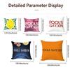 Pop Fools Garden Cushion Cover Cushion Cover Set 4Pcs 50X50 45X45 40X40 Pillowcase Decorative Sofa Home Decor