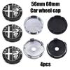 NWHCY1 4pcs 56mm 60mm alfa romeo 3D Car emblem Wheel Center Hub auto Rim refit dust-proof badge covers cap styling accessories