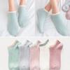 Женские хлопковые носки Harajuku, милые забавные носки, комплект коротких носков Лолиты в японском стиле, 5 пар