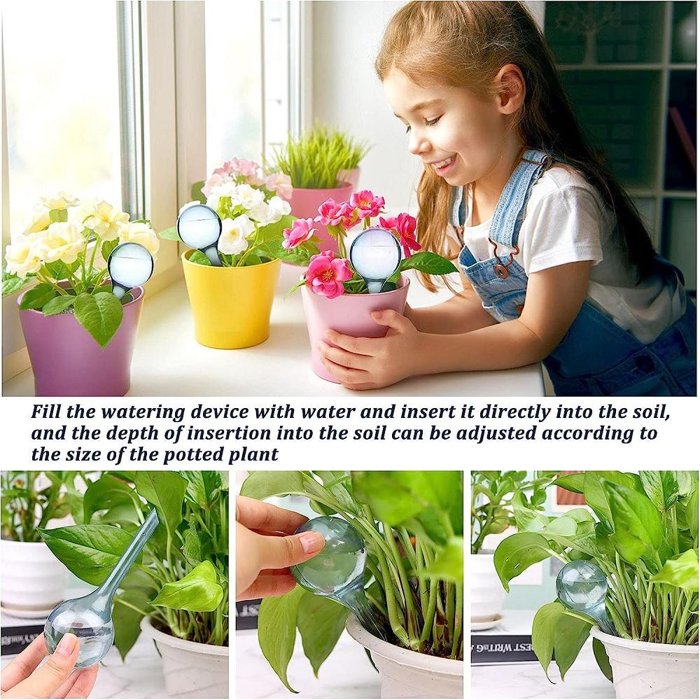 20× Прозрачные шары для полива растений, самополивающиеся глобусы, устройство для автоматического полива