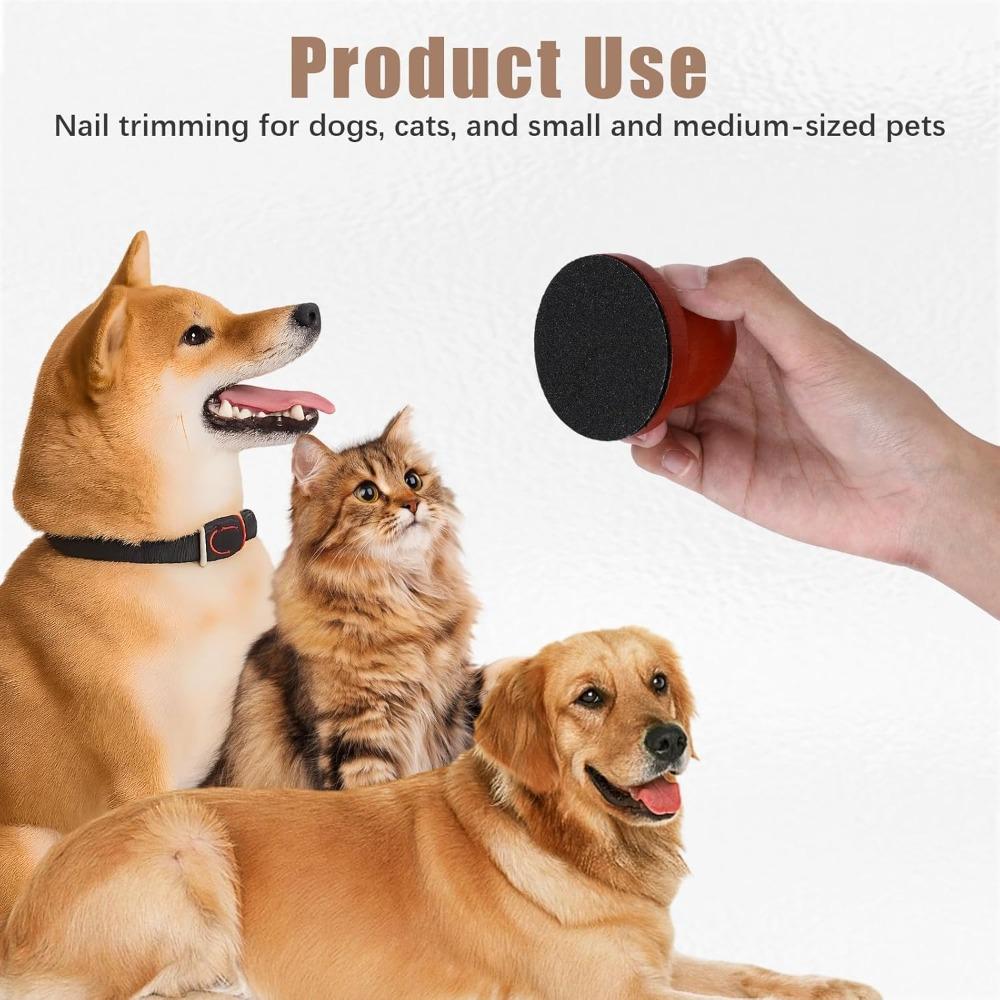 Dog Nail File,Wood Cat Nail File Boards,Pet Toenail Grinder Board, Scratcher Board Puppy Pad for Small to Medium-Sized Dogs and Cats