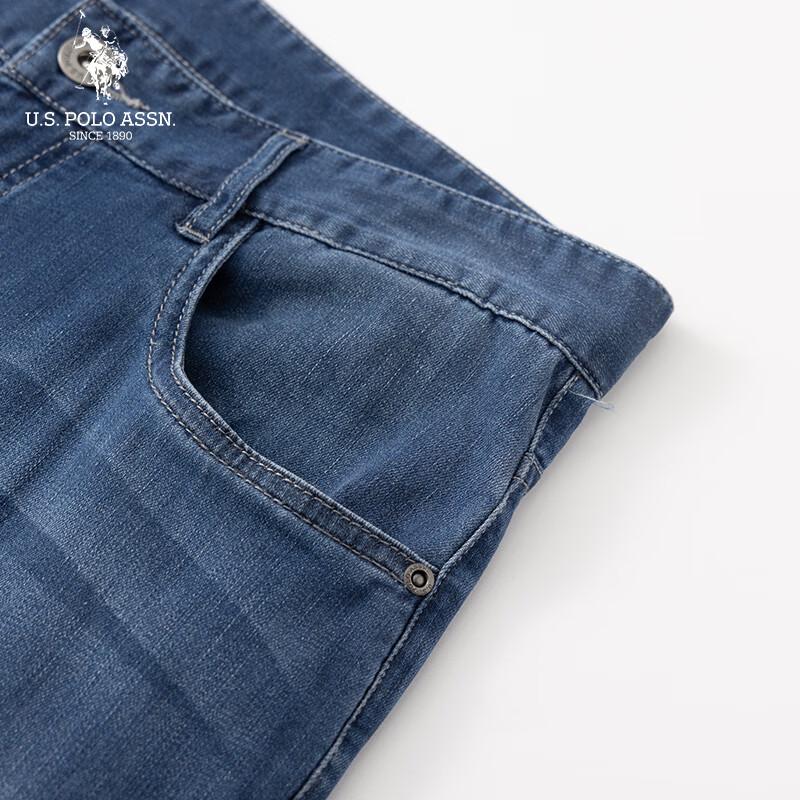 U.S. Polo Assn. Мужские джинсы прямого кроя из лиоцелла в стиле business casual
