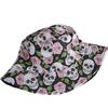 Unisex Skull Graffiti Bucket Hat UV Sun Protection Outdoor Sports Fisherman Cap for Men Women