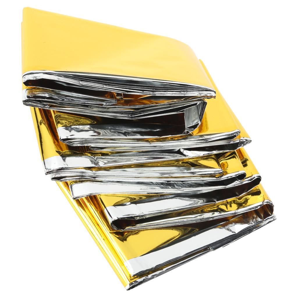 160x210cm Emergency Tent Blanket Camping Thermal Sleeping Bag Survival Reflective Shelter