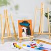 Класс Студенты Настольный Деревянный Художник Выставка Живописи Мольберт Полка Держатель Подставка для Дисплея