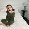 Kids High Waist Pajama Set Soft Modal Loungewear Boys Girls 80-140cm