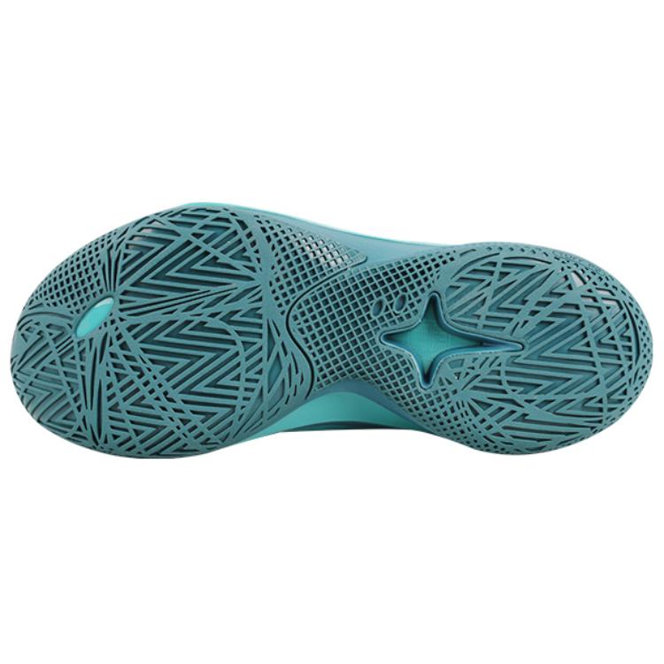 Баскетбольные кроссовки Li Ning Sonic 12 PE с амортизацией, износостойкие, низкие, мужские, зеленые, ABAU019-23