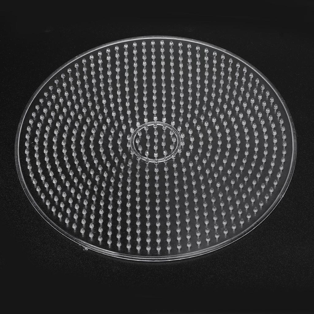 Plastic Bead Boards, 3 Pieces Templates with Transparent and Round Shapes Boards for Projects and Crafting