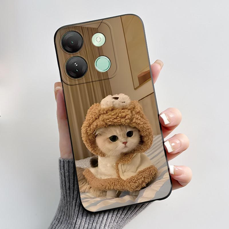 Милый Чехол Для Infinix Smart 7 HD / Smart 7 Plus Fundas Coque Печатный Корпус Защитная Крышка Мягкий Силикон Мультяшный Чехол для Телефона