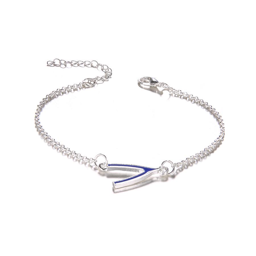 Stylish And Simple Wish Bone Bracelet Temperament V-Shaped Bracelet Jewelry