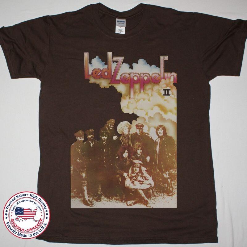 New LED-ZEPPELIN II Vintage T-Shirt All Sizes Fan Gift