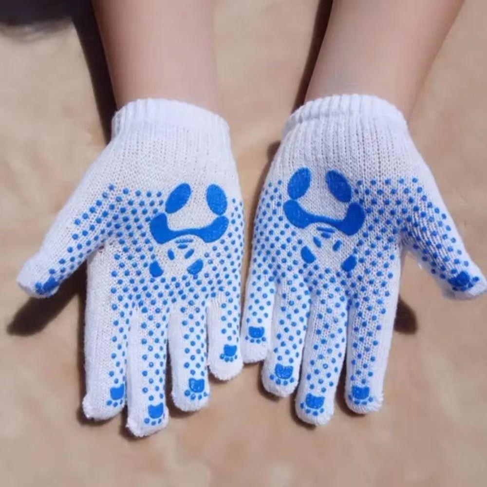 1/2/4Pairs Anti Skid Kids Gardening Gloves Hand Protection Mittens  Household Cleaning