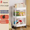 Mobile Storage Rack Trolley Household Kitchen Multifunctional Cart with Wheels Rack Bedroom Multi-Layer Storage Home Accessories