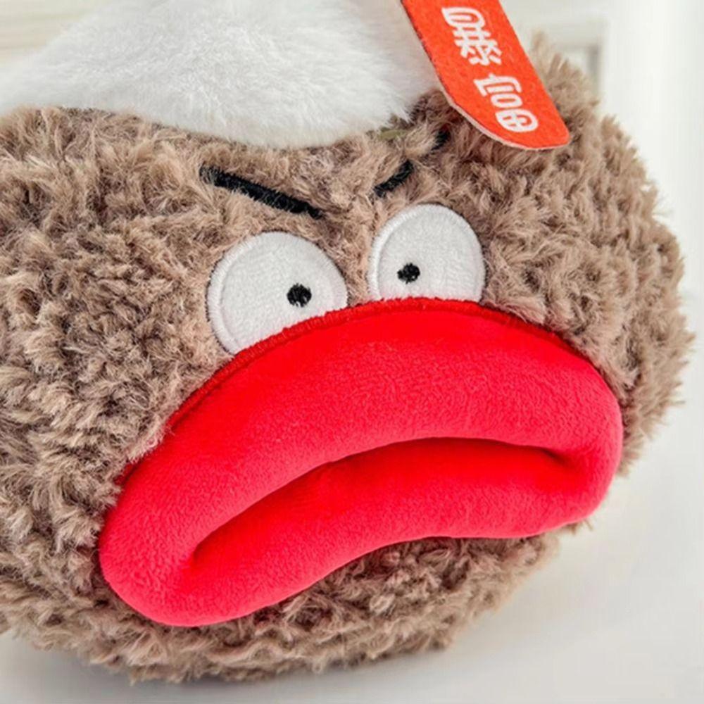 Кукла-груша в виде клубники с большим сосисочным ртом и губами-сосисками, набор плюшевых игрушек для мальчиков и девочек