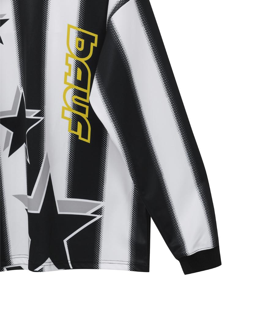 BAUF B Star Striped Football Jersey [Black]