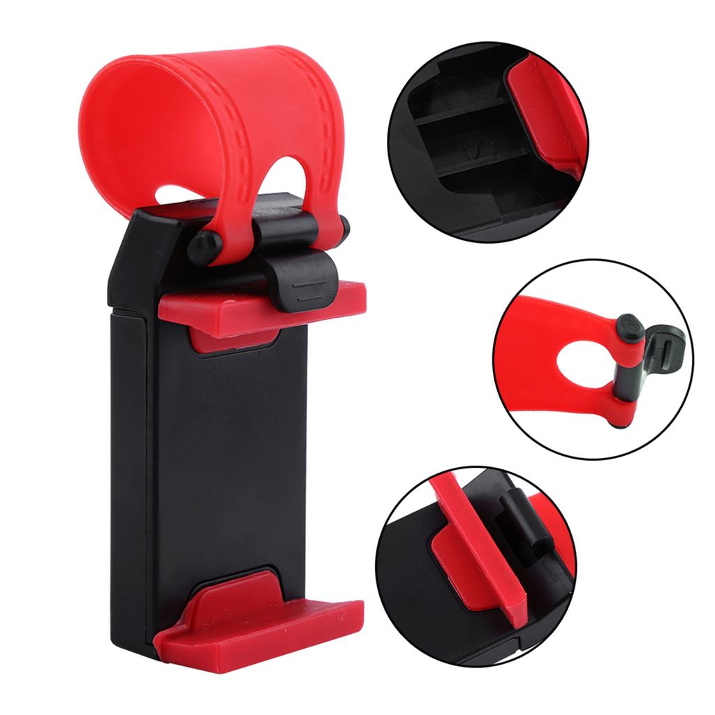 Steering Wheel Car Mount Portable In-Car Center Console Mount blue