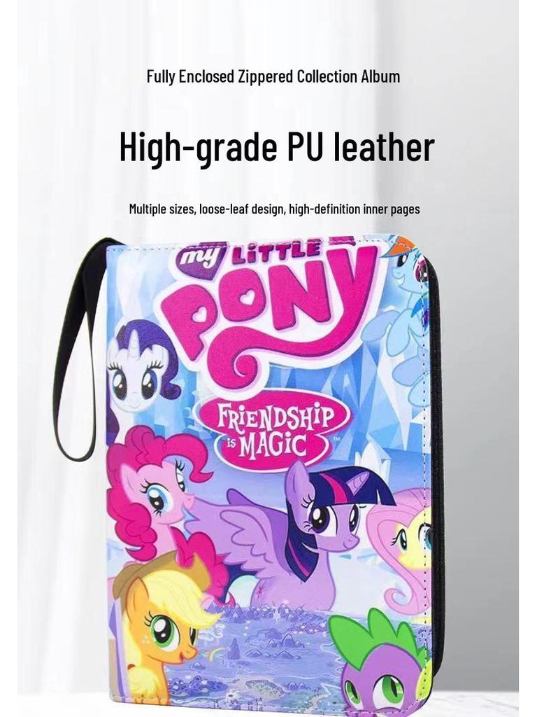 My Little Pony Zippered Trading Card Binder - Four and Nine-Pocket Album