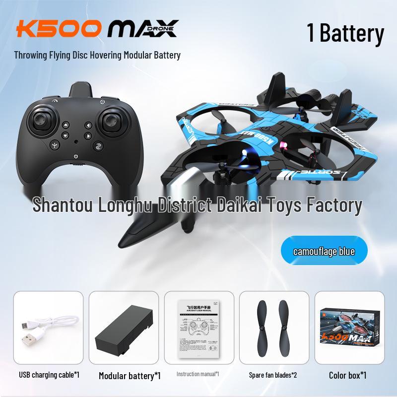 K500MAX Fighter Quadcopter: Stunt Roll & Hover Drone