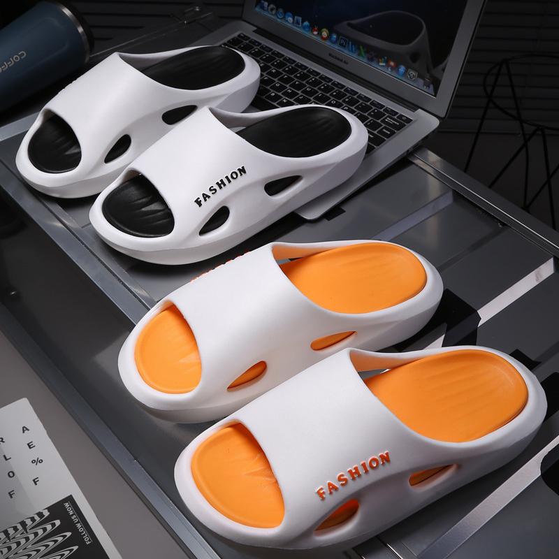 Мужская летняя верхняя одежда в тапочках 2025 Новые домашние домашние нескользящие классные тапочки на толстой подошве