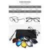 6In1 Tr Magnetic Frame Sunglasses Tr Hanging Frame With Interchangeable Lenses For Men And Women Sunglasses