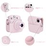 Rieibi instax mini 12 Fujifilm instax mini 12 instax mini 12 защитный instax mini 12 хранение PU магнитный плечевой ремень легко полный стильный чехол,