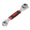 Socket Wrench 8 In 1 Anti Slip Handle Rotating Head Portable Alloy Steel Multifunction Wrench Tool
