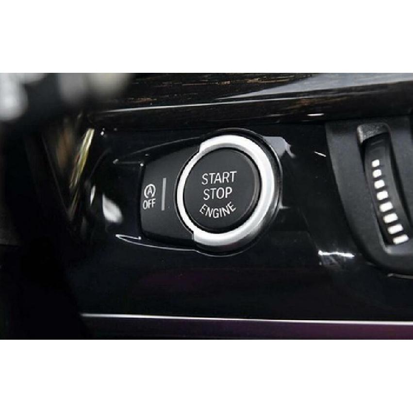 One-Click Startup Button 2011-2017 Fit For BMW 5 Series Cover Trim Matte Silver